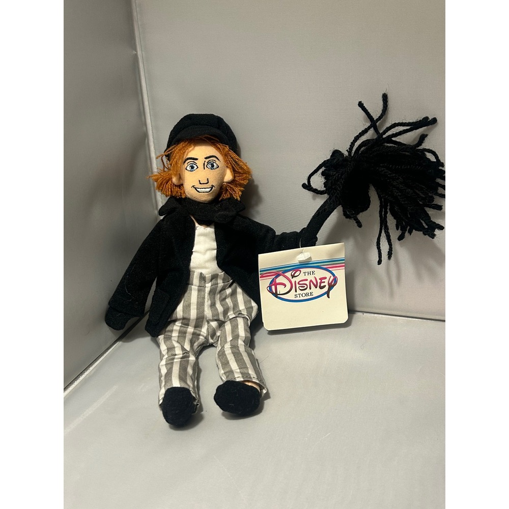 Disney Store Mary Poppins Bert Chimney Sweep Bean Bag Plush Doll w/Tag Vintage